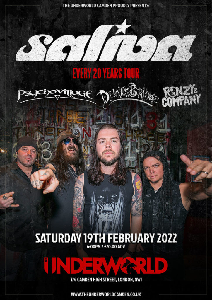 Saliva Every 20 Years Tour At The Underworld Camden London 2024