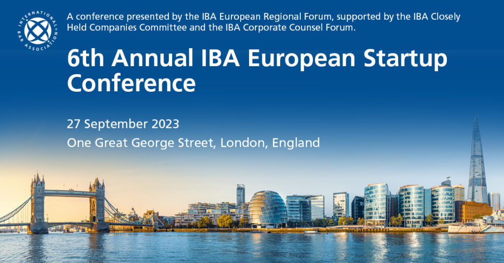 6th Annual IBA European Startup Conference London 2023